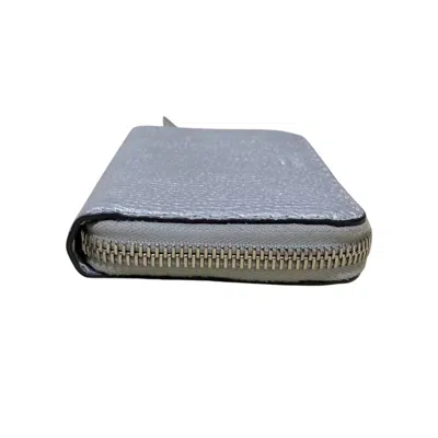 Pre-owned Fendi Silver Long Wallet (bi-fold) ()