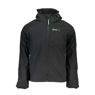 Gianmarco Venturi Black Polyester Jackets & Coat In Black