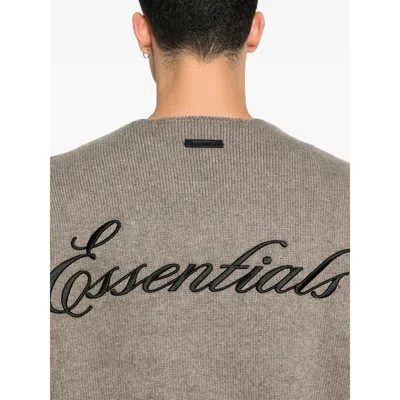 Essentials Sweaters Neutral In Gray