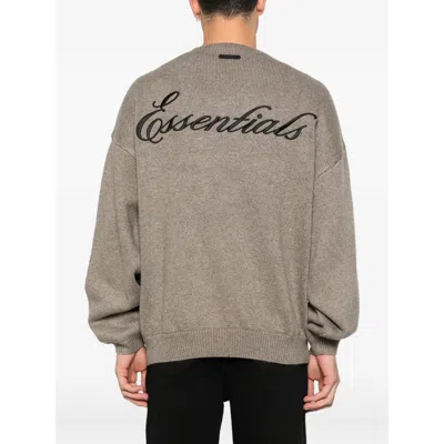 Essentials Sweaters Neutral In Gray