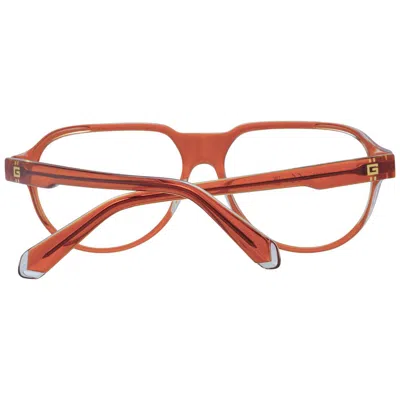 Guess Orange Men Optical Frames In Brown