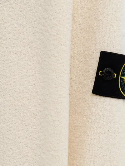 Stone Island Texture Patch-detail Sweater In Neutral