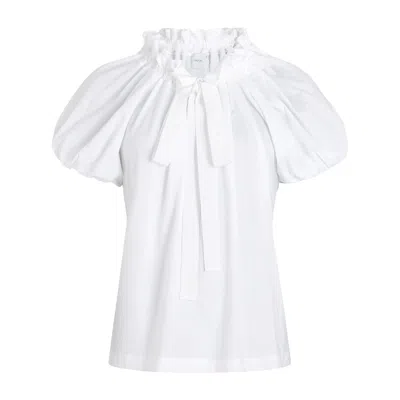Patou Drawstring T-shirt In White