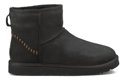 Ugg Classic Mini Deco Snow Boots 'black Grey'