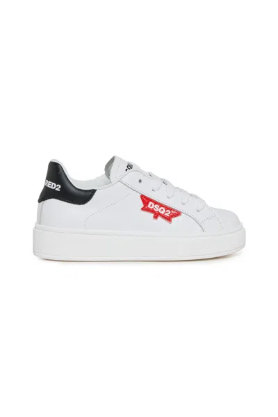 Dsquared2 Logo Sneakers In White