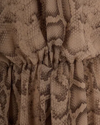 The Andamane Tuta Vesta Natural Python In Blue