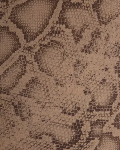 The Andamane Abito Ninfea Natural Python In Animal Print