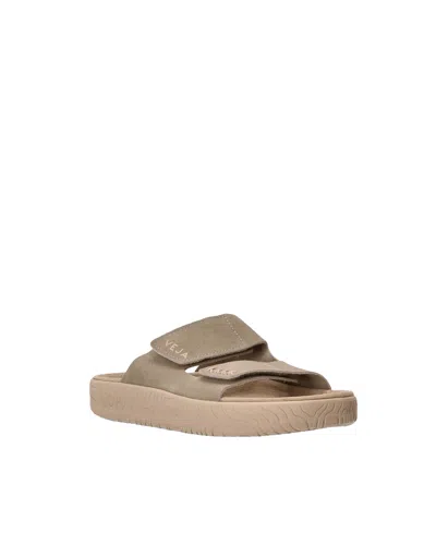 Veja Touch-strap Platform Sandals In Green