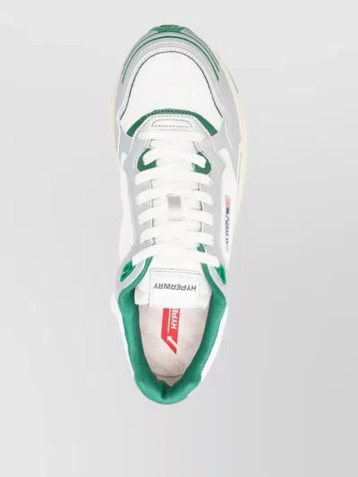 Autry Hyperway Low Sneakers Contrast Heel Design In Multi