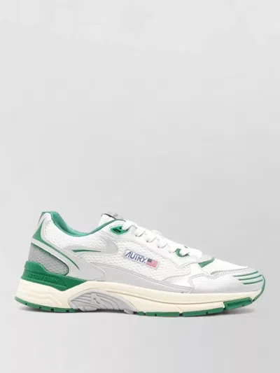 Autry Hyperway Low Sneakers Contrast Heel Design In Multi