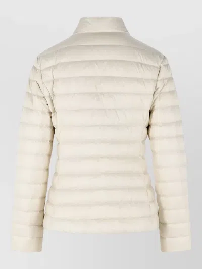 Moncler Igelle Short Polyamide Down Jacket In Neutral
