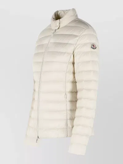 Moncler Igelle Short Polyamide Down Jacket In Neutral