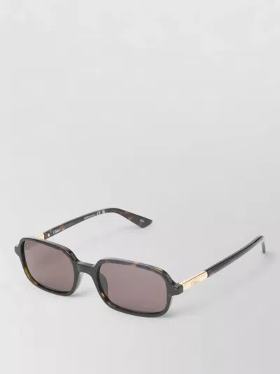 Chloé Judy Sunglasses Rectangular Frame Tinted Lenses In Black