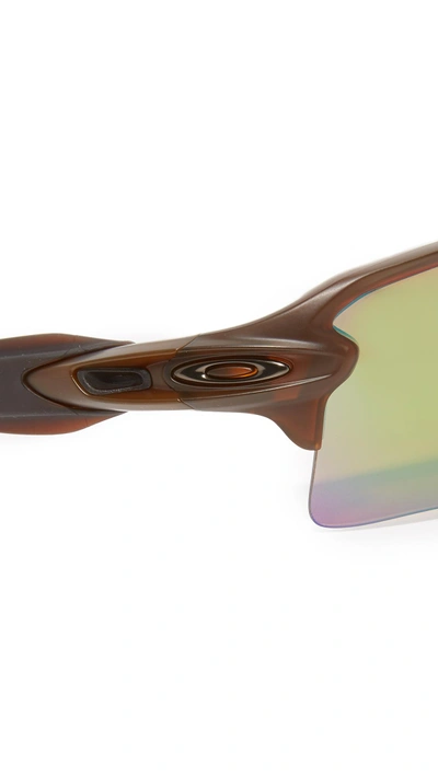 Shop Oakley Flak 2.0 Xl Prizm Polarized Sunglasses In Root Beer/prism Shallow Water