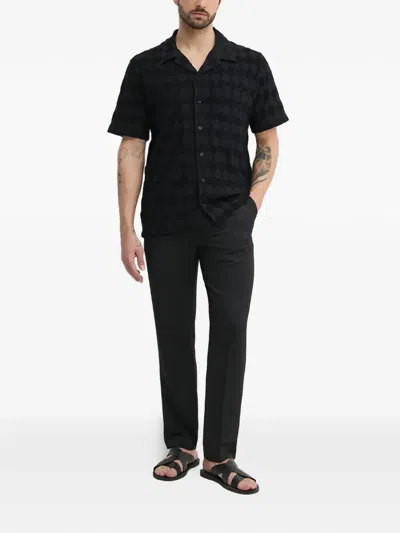 Balr. Patterned Trousers In Black