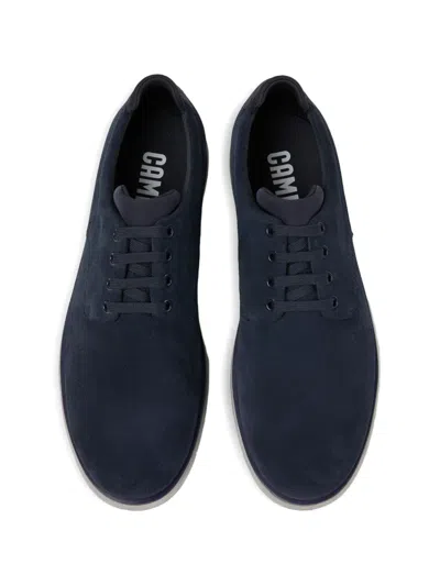 Camper Smith Plain Toe Derby In Blue