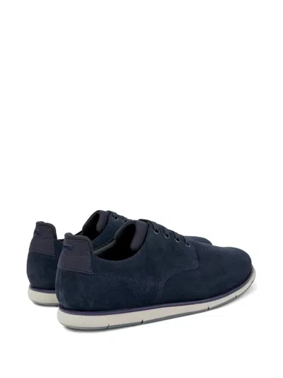 Camper Smith Plain Toe Derby In Blue