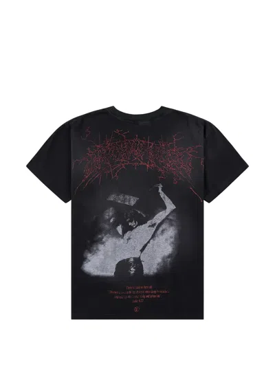 Hellstar Printed T-shirt In Black
