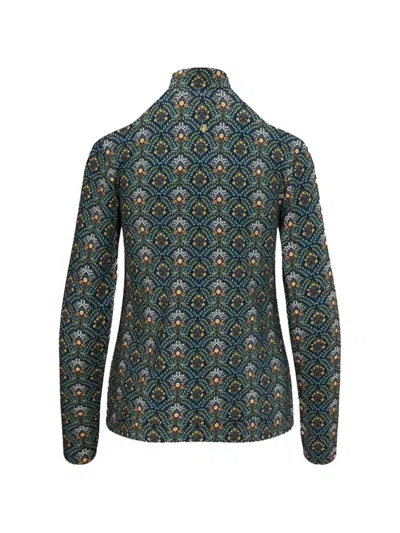 Pip Studio Patterned High-neck T-shirt In Green