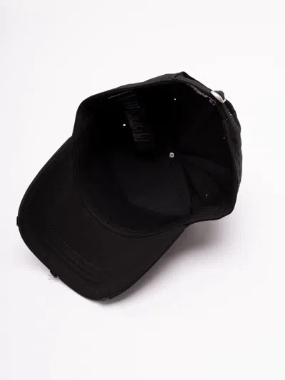 Dsquared2 Logo Embroidered Baseball Cap In Black