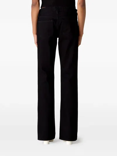 Agolde Low Rise Boot Jeans In Black
