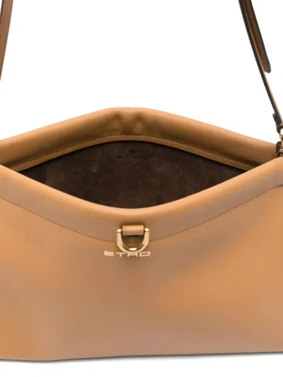 Etro Mini Shoulder Bag Adjustable Strap Hardware In Brown