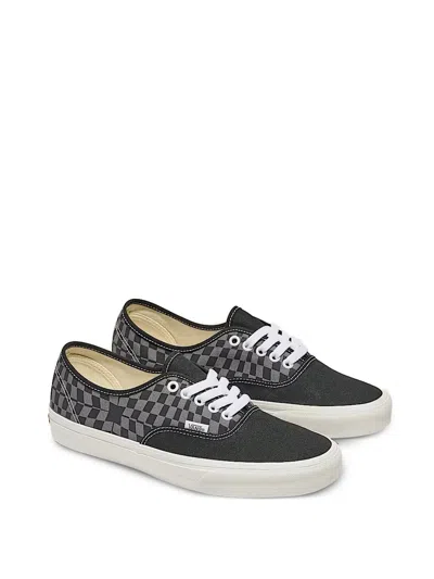 Vans Check-pattern Sneakers In Black