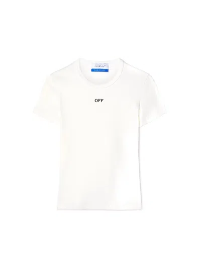 Off-white Fitted Tee In White