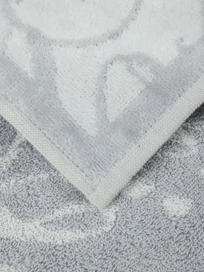 Philipp Plein Bath And Beach Towels Lifestyle In White