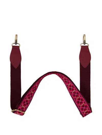 Pip Studio Floral Bag Accessory In Red
