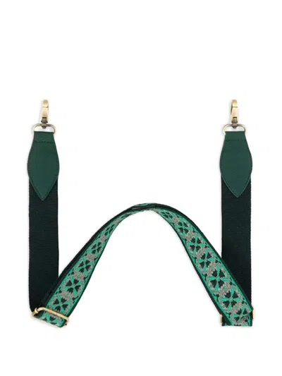 Pip Studio Patterned Bag Strap In Green