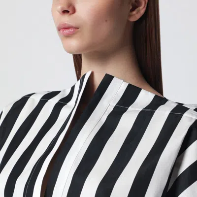 Jacquemus Womens Jacquard Medium Stripes Moisson Striped Cotton And Silk Tunic In Multi