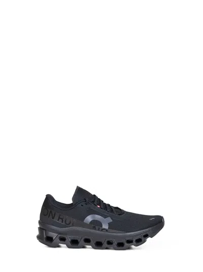 On Cloudmster 2 Rubber-trimmed Mesh Running Sneakers In Black