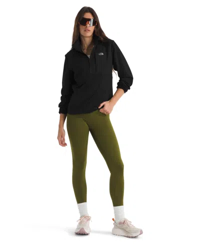 The North Face Performance Fleece Half-zip Pullover In Black