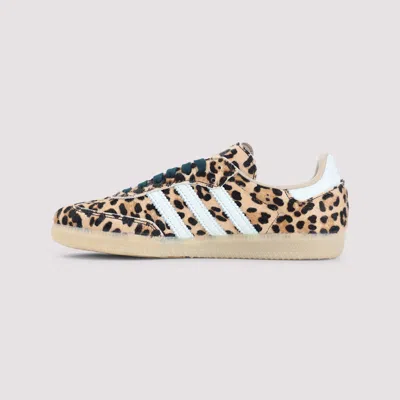 Adidas Originals Handball Spezial Leopard-print Leather Sneakers In Animal Print