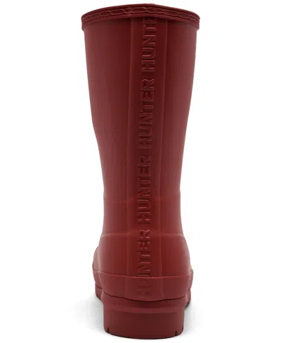 Hunter Liberty Rain Boot In Red