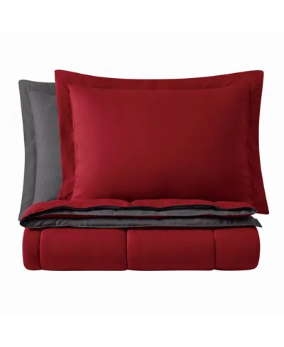 Truly Soft Everyday Reversible 3-pc. Comforter Set, King In Red