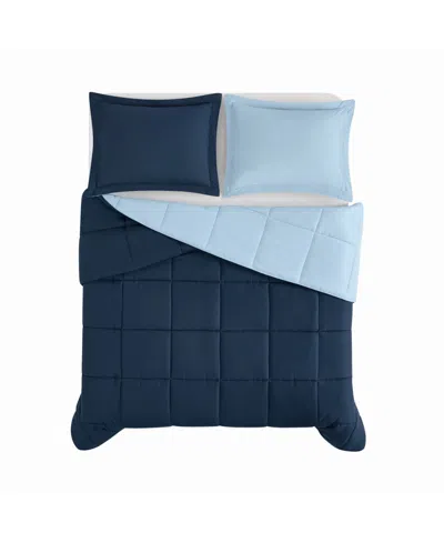 Truly Soft Everyday Reversible 3-pc. Comforter Set, King In Blue