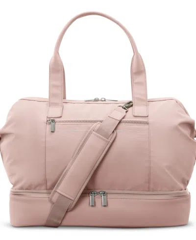 Samsonite Better Than Basic Drop Bottom Weekender Duffel In Pink