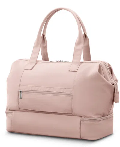 Samsonite Better Than Basic Drop Bottom Weekender Duffel In Pink