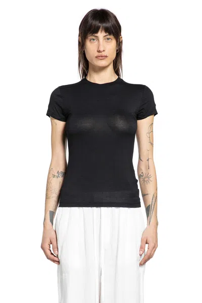 Thom Krom Basic Crewneck T-shirt In Black