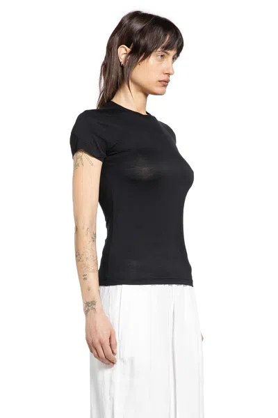 Thom Krom Basic Crewneck T-shirt In Black