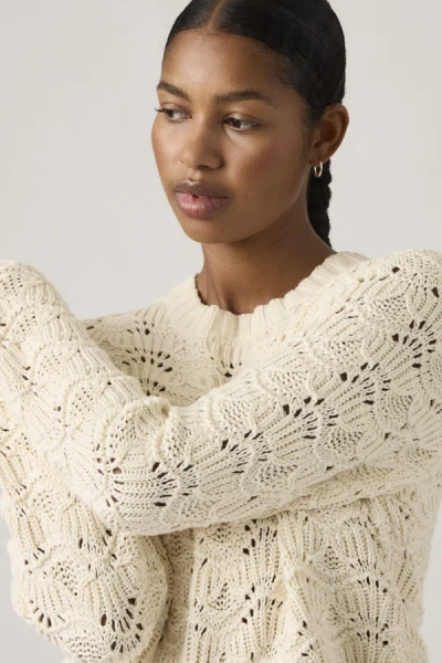 Levi's Hope Crochet Pullover In White