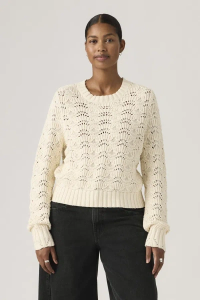 Levi's Hope Crochet Pullover In White