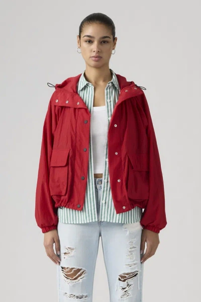 Levi's Simone Blouson Parka In Red