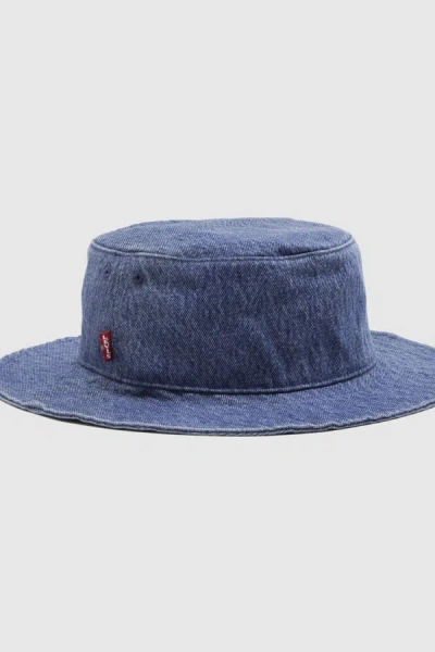 Levi's Bay Drawstring Bucket Hat In Blue