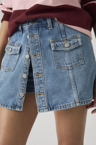 Levi's Button Front Skort In Multi