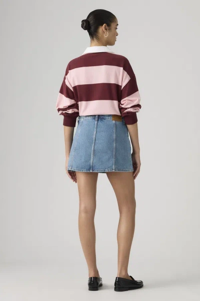 Levi's Button Front Skort In Multi