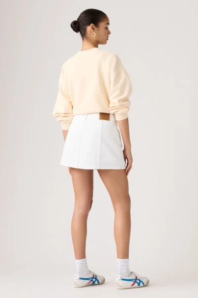 Levi's Button Front Skort In White