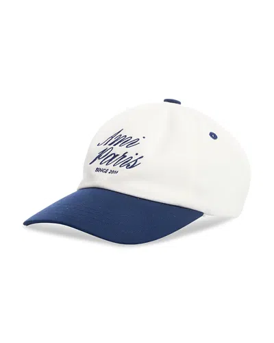 Ami Alexandre Mattiussi Ami Paris Bicolor Logo Embroidered Adjustable Baseball Cap In Multi